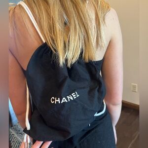 Chanel drawstring backpack